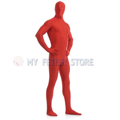 Full Body red Lycra Spandex Bodysuit Solid Color Zentai suit Halloween Fancy Dress Costume Full Body red Lycra Spandex Bodysuit Solid Color Zentai suit Halloween Fancy Dress Costume